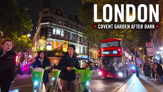 London Walking Tour 4K – Tottenham Court Road to Covent Garden