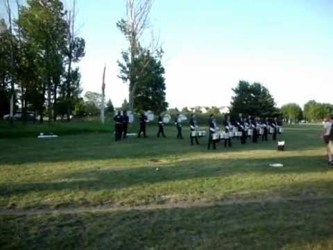 Madison Scouts 2012 Mankato (Drumline Lot-2).MPG