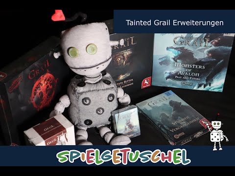 Spielgetuschel Unboxing#1 - Brettspiel - Tainted Grail Erweiterungen