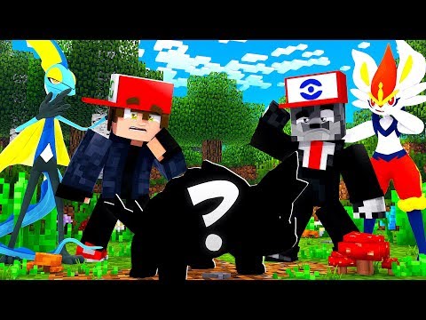 CAPTUREI um POKÉMON de GALAR muito MISTERIOSO no MINECRAFT