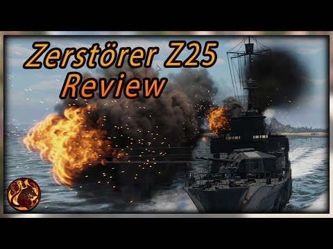 Zerstörer 1936A, Z25 - Ship Review [War Thunder]