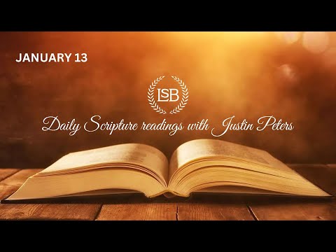 Daily Bible Reading: January 13