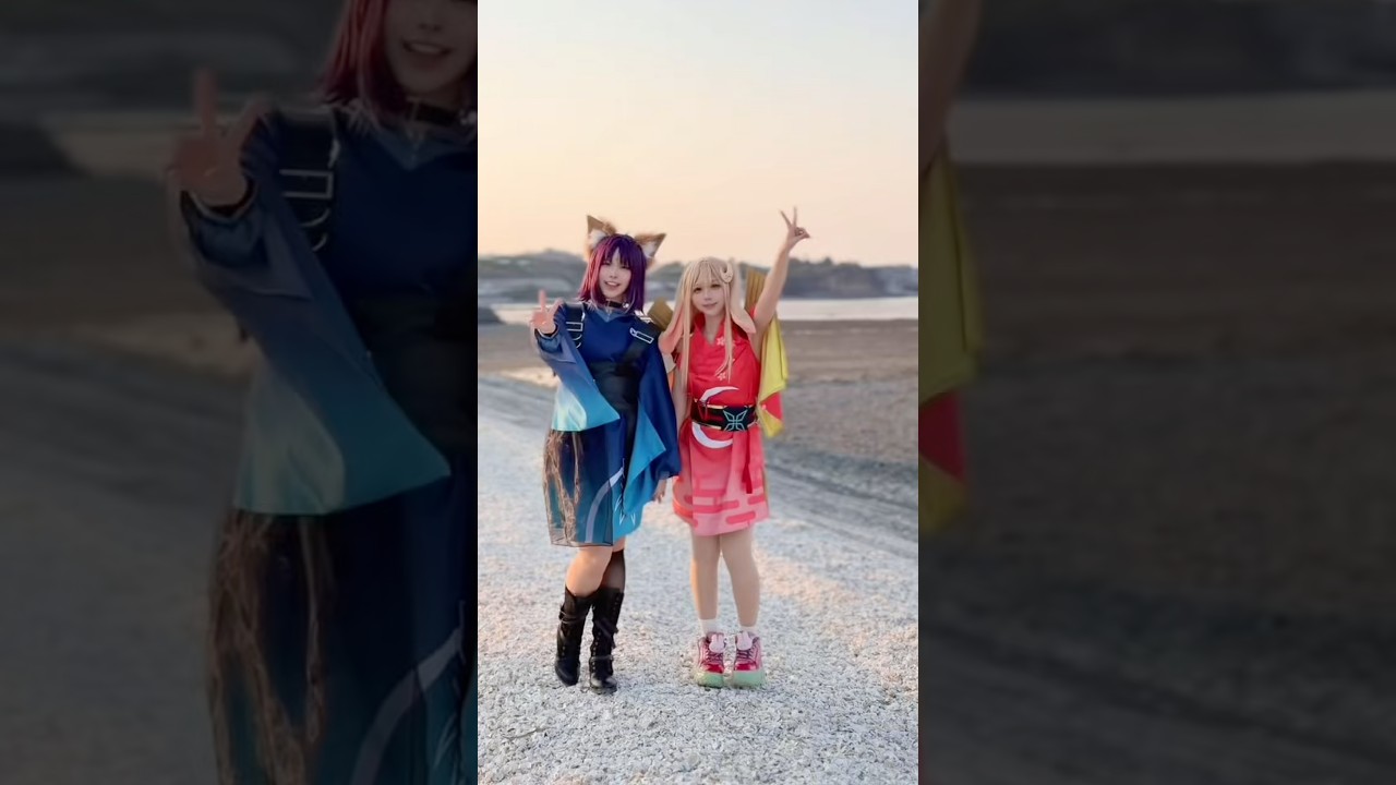 超かぐや姫！いろかぐ併せだった✌️✌️#超かぐや姫 #コスプレ