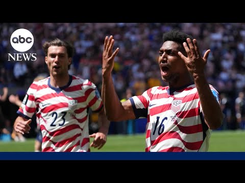 US beats Australia in World Cup