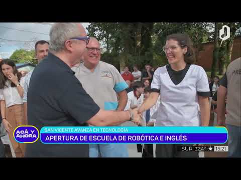 #ACAYAHORA: nueva Escuela de Robótica e Inglés en San Vicente