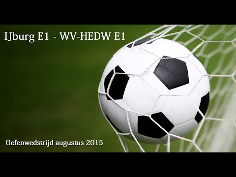 IJburg E1 - WV-HEDW E1 (oefenwedstrijd, augustus 2015)