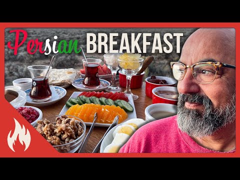 Easy Persian Breakfast in American Desert - صُبحانه ایرانی راحت و بی درد سر در صحرای آمریکا