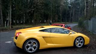 preview picture of video 'Suuz Lamborghini Rijden in Eindhoven 01-12-2012'