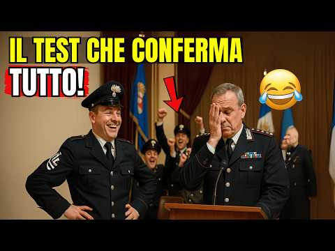 Generale mette alla prova un CARABINIERE… La risposta matematica è LEGGENDARIA! 😂 Fatti una risata!