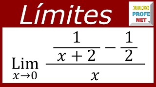 LÍMITES ALGEBRAICOS - Ejercicio 1