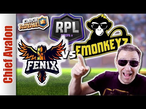 RPL EUROPE IV: FEN1X vs EMONKEYZ - Clash Royale eSports