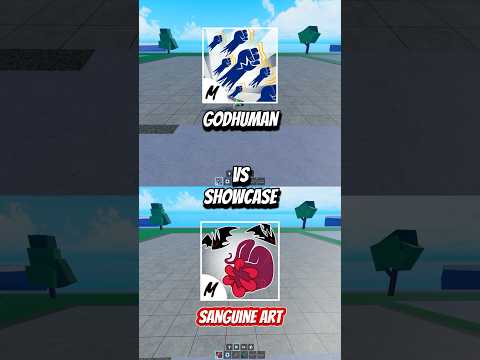Godhuman vs Sanguine Art #bloxfruit #roblox #dispecs #bloxfruits
