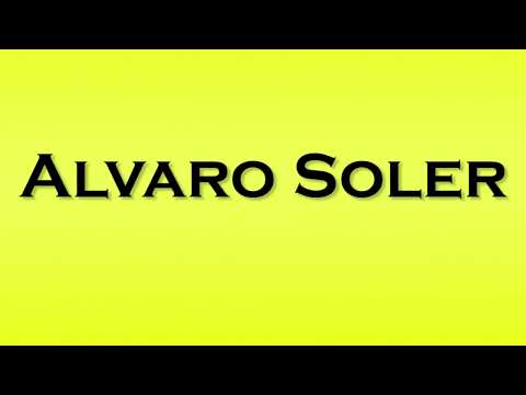 Pronunciation of Alvaro Soler