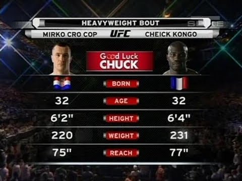 Mirko Cro Cop vs Cheick Kongo