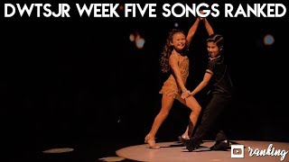 DWTS Jr Week 5 Songs Ranked | Dancing With The Stars Juniors