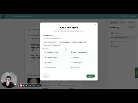 Creating activity sheets with Chalkie