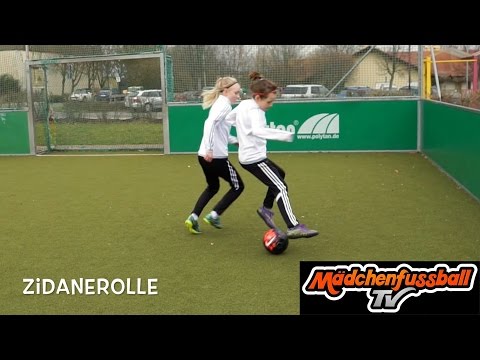 Mädchenfussball TV - So lernt ihr die Zidanerolle!