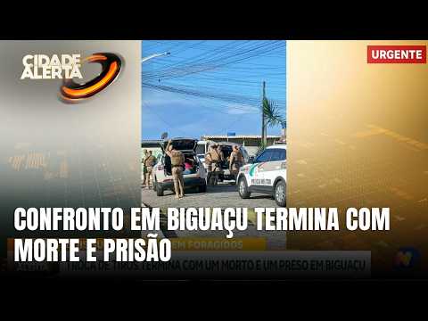 Confronto armado em Biguaçu termina com um morto e suspeitos presos