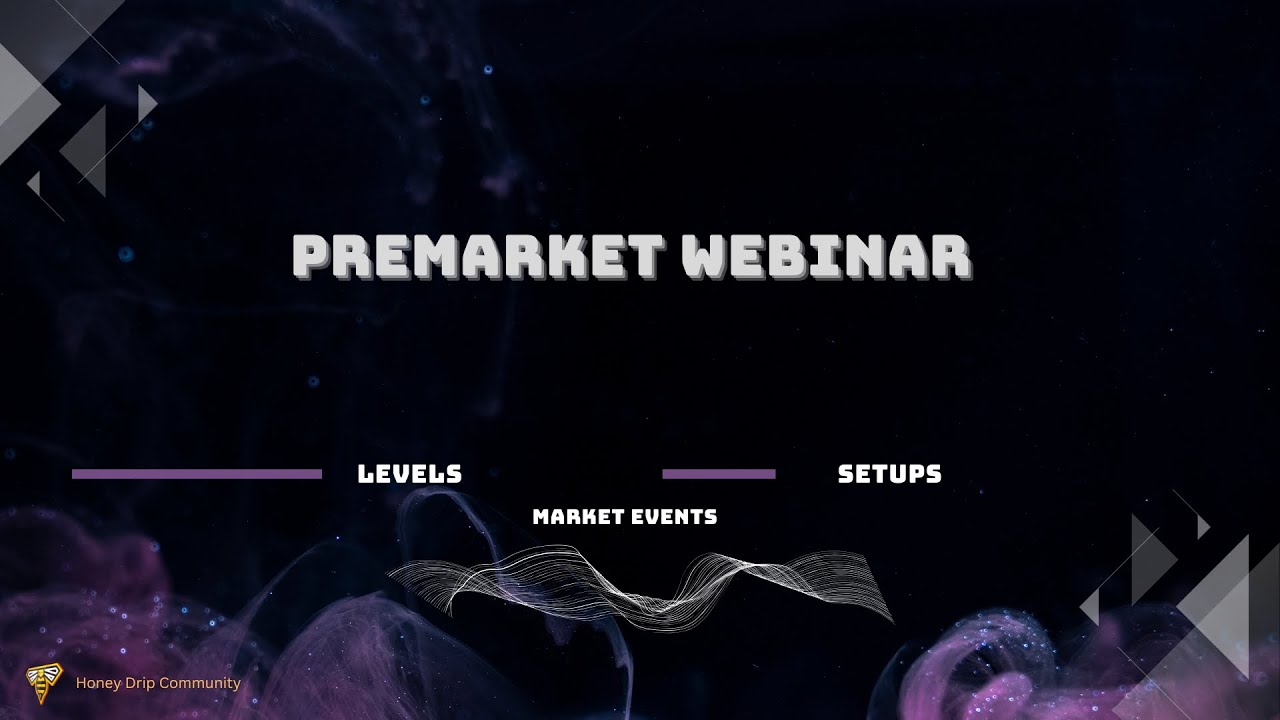 🔴 Premarket Webinar | New Week - New Levels ; Oil Moving Higher, Back in the daiily 21sma on SPY