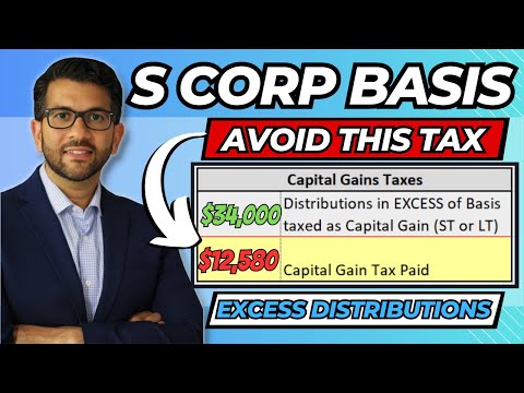S Corp Basis Explanation | Distributions in EXCESS of Basis