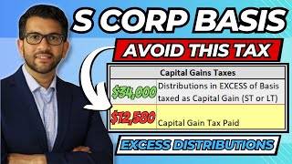 S Corp Basis Explanation | Distributions in EXCESS of Basis