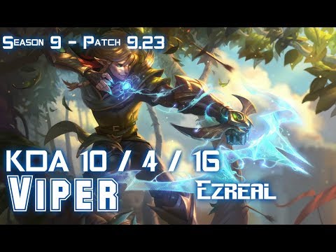 Viper EZREAL vs DRAVEN ADC - Patch 9.23 KR Ranked