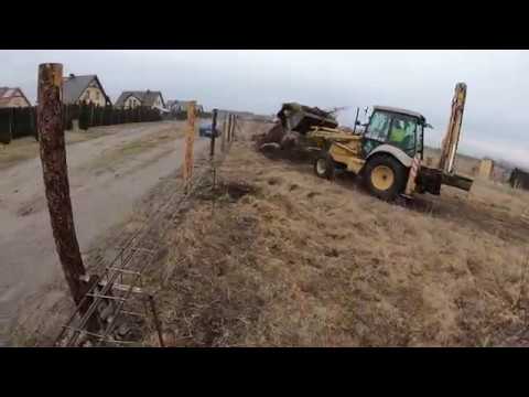 Wykop pod ławy fundamentowe.