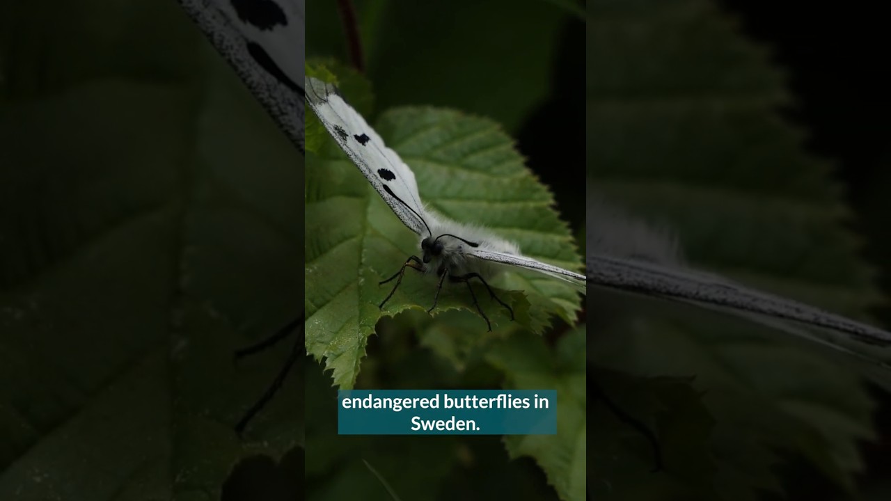 The endangered clouded Apollo butterfly – video series out now!  #natureshorts #biodiversitycrisis