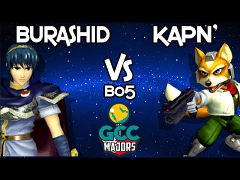 GCC Majors 2016 - Burashid (Marth) Vs. Kapn' (Fox) Losers R5 | SSBM