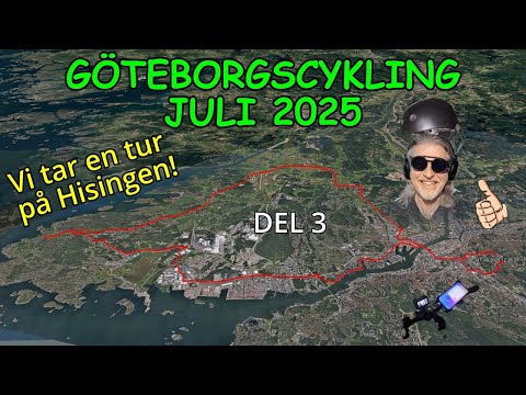 EN CYKELTUR PÅ HISINGEN ,JULI 2025. DEL 3 (AV 3). MAXIMAL SPÄNNING MED "SLOW-CYCLING"!!
