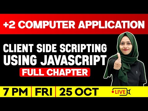 Plus Two Computer Application Client Side Scripting Using Javascript Full Chapter Exam Winner