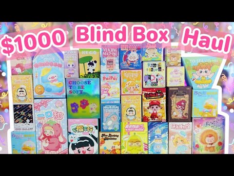 $1000 BLIND BOX HAUL!! *♡* HUGE UNBOXING