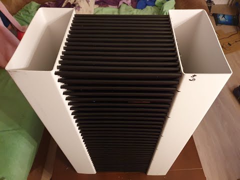 Heat Recovery Ventilator (HRV) Jak #zbudowałem #rekuperator ze słomek do picia napojów! Reku DIY