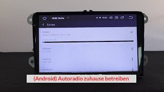Android Autoradio mit 12v Netzteil betreiben