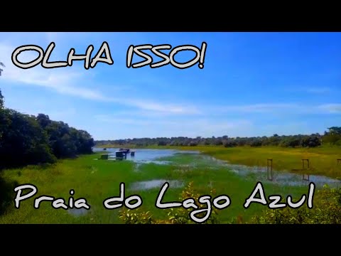 OLHA como está o LAGO AZUL de SÃO SIMÃO GO 