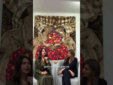 Gobernadora del Tolima, Adriana Matiz, y alcaldesa de Herveo, Gina Vanesa Silva.Tolima7dias