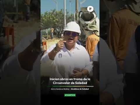 Avanza la renovación de la Vía Circunvalar: 140 metros de concreto rígido en Soledad