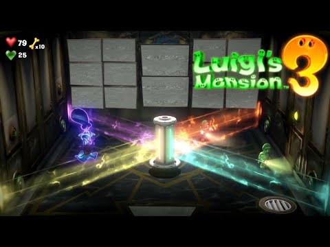 Luigis Mansion 3 Co-op Hellen Gravely Boss Battle & Flashlight Type-P