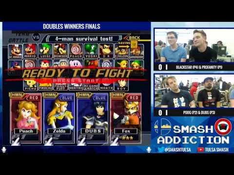 Smash Addiction 59 - Blackstar & Profanity (Red) vs Poog & Dubs (Blue) - Doubles Winners Finals