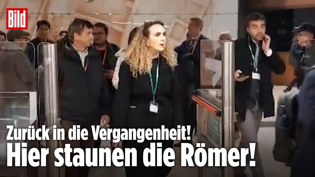 ÜBERRASCHUNG IM UNTERGRUND: Rom zeigt was es hat ‒ Hier wird es für U-Bahn-Pendler spannend