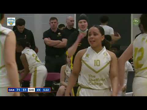 The Sheffield College vs Oaklands College Wolves WEABL Playoffs Highlights