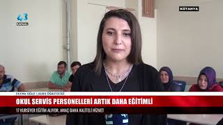 OKUL SERVİS PERSONELLERİ ARTIK DAHA EĞİTİMLİ