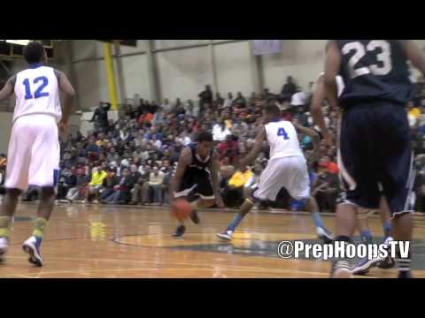 Michigan commit Derrick Walton Jr. highlights vs Pershing at the Roundball Classic