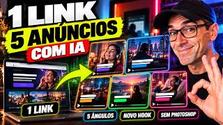 Como criar ANUNCIOS COM IA Troquei o elenco e o hook de um vídeo sem filmar nada (Ad Multiplier)