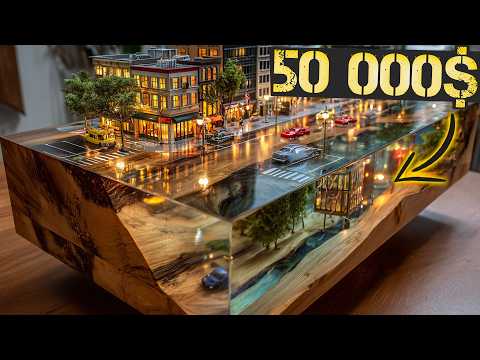 Epoxid-Tische haben ein neues Level erreicht. Der Auftrag, der uns reich gemacht hat.