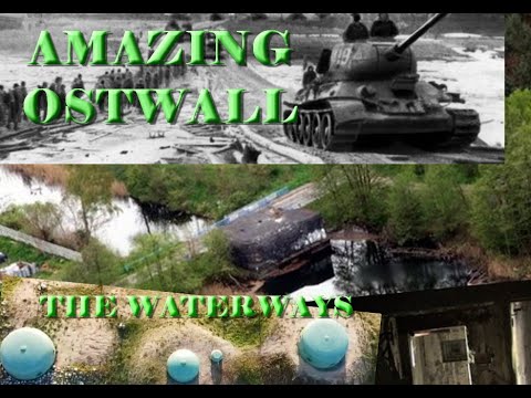 AMAZING WW2 EAST WALL FORTIFIED AREA the WATERWAYS ep 3