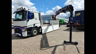 Renault T380 6x2/4 Sleeper Cab Euro6C - Open Load Bed 6.5m Aluminium Sid flatbed truck | Image 4 - Autoline