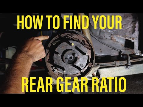 How To Find Your Rear Differential Gear Ratio (Chevy Camaro 12 Bolt Rear End)