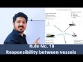 Rule No 18 Responsibility Between Vessel ROR COLREGS NAVIGATION MERCHANT NAVY