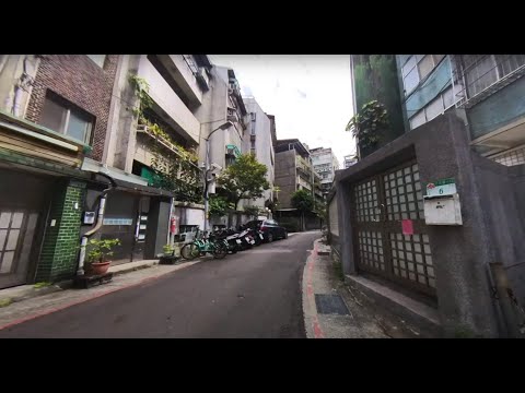 024, Ao meio-dia, caminhando pelo edifício Taipower e ruas antigas, Taipei, Ilha de Taiwan. 2023/10/13